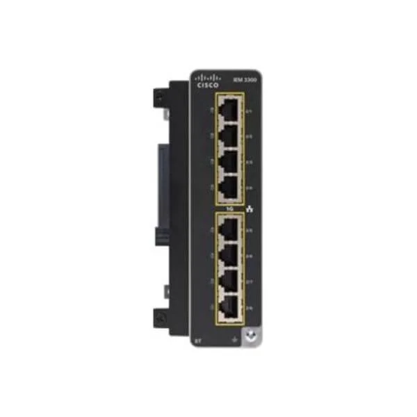 Catalyst IE3300 w/ 8 GE PoE+ Copper ports, Expansion Module