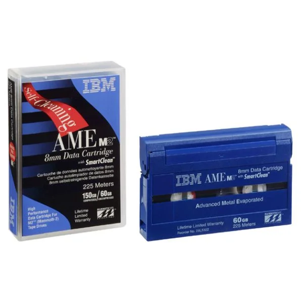 IBM Mammoth -2 (60/150) GB
The IBM Mammoth-2 60/150GB data storage cartridge is the perfect solution for securing your most important data. The IBM Mammoth AIT-2 tape cartridge is of the highest quality and offers an amazingly efficient means for data backups and data recovery