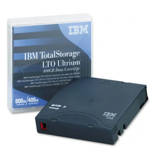 IBM LTO 3 Ultrium Data Cartridge 400/800 GB
The IBM LTO-3 offers an amazingly secure and powerful way to save large data sets on a regular basis. Featuring 400GB of native storage capacity and 800GB of compressed storage capacity, medium and large sized organizations can both store and retrieve data in an effective manner.