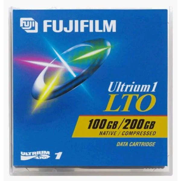 Fuji Ultrium LTO-1 Data Cartridge (100/200GB)
The Fuji LTO-1 Ultrium data cartridge offers a high-quality and reliable means for storing valuable data. With 100MB of uncompressed capacity and 200GB of compressed capacity, the LTO1 Fuji provides plenty of room for daily/regular backups.