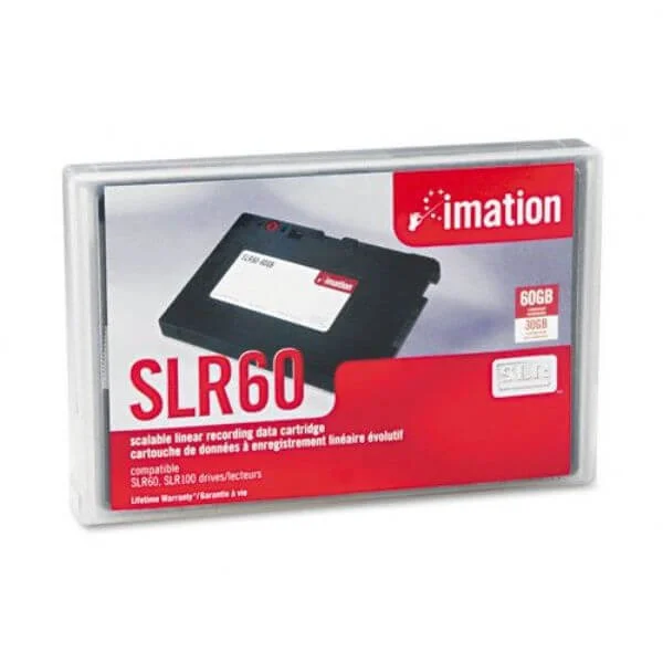 Imation SLR100 (50/100) GB Tapes
The Imation SLR100 takes tape media and storage technology to new heights. Offering 50GB of native capacity and 100GB of compressed capacity, SLR100 Imation tapes are amazingly reliable and stable.