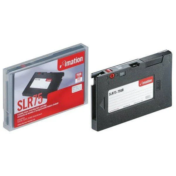 Imation SLR75 38/75GB Tapes
The Imation SLR75 data storage cartridge takes tape media and storage technology to a new level. Providing 38GB of native capacity and 75GB of compressed capacity