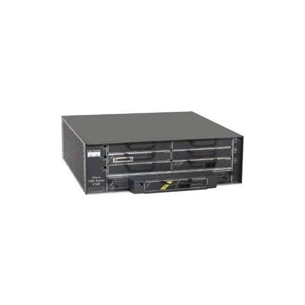 Cisco 7206VXR, 6-slot chassis, 1 AC Supply w/IP Software