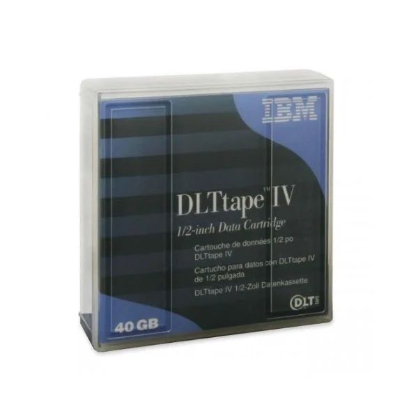 IBM DLTIV (20GB/40GB)
This IBM particular Digital Linear Tape is a 1/2 inch tape cartridge that is specifically built for precision. All content stored on the DLT IV is guaranteed to be high-quality and error free. With 20GB of native capacity and 40GB of compressed capacity, the IBM DLTIV offers plenty of space for extremely valuable data generated by organizations of all sizes.