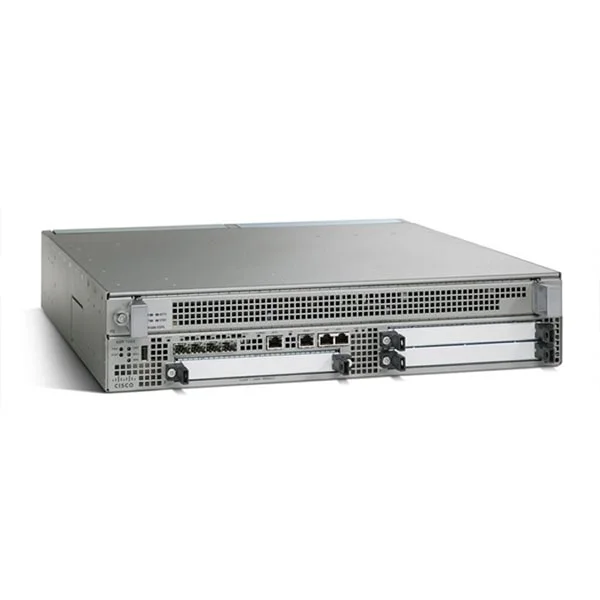 Cisco ASR 1002 Router Security Bundle, QuantumFlow processor, 5G system bandwidth, AES/3DES, IPsec VPN, Firewall, SPA slot, SIP10