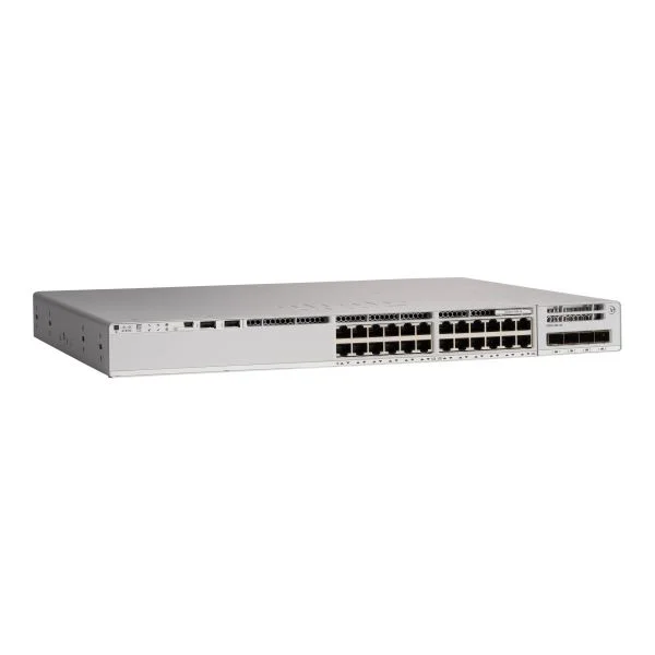 Catalyst 9200 24-port PoE+ Switch. Network Essentials, Need to order DNA License