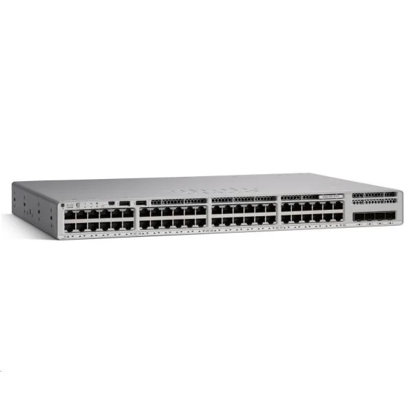 Catalyst 9300 48-port fixed uplinks PoE+, 4X1G uplinks, Network Essentials