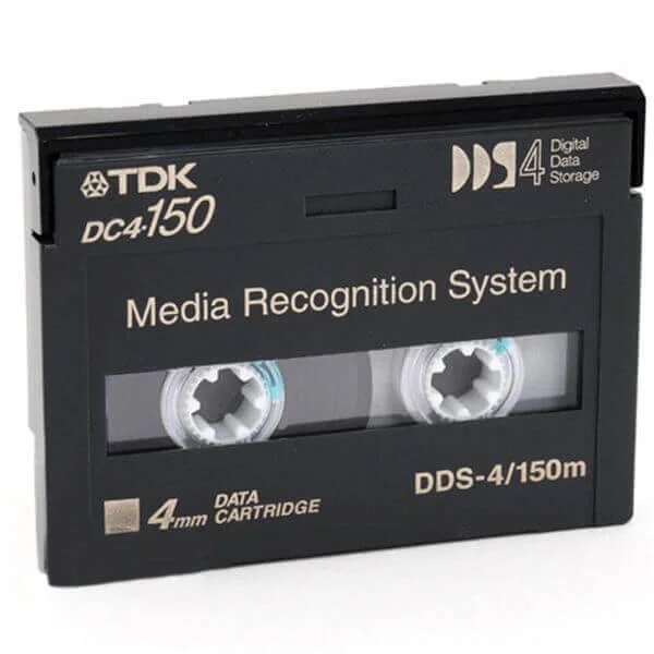 TDK 4mm DDS-4, 20/40GB
The TDK DDS-4 tape cartridge is a powerful solution for the storage of large amounts of data.

Featuring 20 GB of native storage capacity and 40 GB of compressed storage capacity, the TDK DDS4 4mm simplifies data archiving efforts.