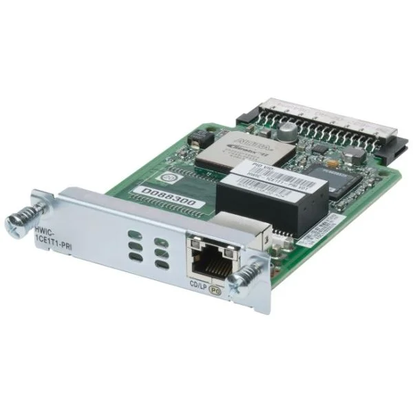 1 port channelized T1/E1 and PRI HWIC (data only) Cisco Router High-Speed WAN Interface card