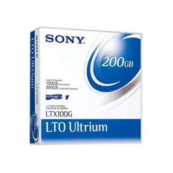 Sony LTO-1 (100/200) GB Tapes
The Sony LTO-1 Ultrium storage cartridge offers 200GB of compressed capacity and 100GB of native capacity. Transfer speed for the Sony LTO1 range from 20MB/s native to 40MB/s compressed and is compatible with both LTO-1 and LTO-2 tape drives and autoloaders in read and write modes.