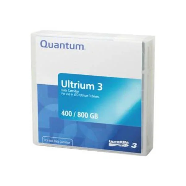 Quantum LTO-3 Ultrium 400/800GB Tape
The Quantum LTO-3 Ultrium tape cartridge offers cutting-edge technology for assuring error-free and efficient data storage. Featuring a native capacity of 400GB and compressed capacity of 800GB