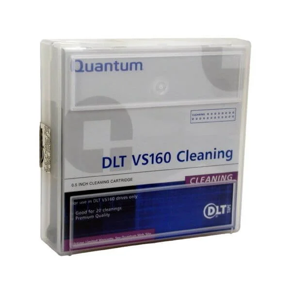 Quantum DLT VS-1 Cleaning
The Quantum DLT VS-1 is tested to the highest standards for reliability, durability and longevity taking tape media and storage technology to new heights.

Providing the best in data integrity and durability for DLT drive users, the Quantum DLT IV tape has 80 GB of native capacity and when data is compressed each DLTIV tape cartridge has the capacity to store up to 160 GB of data.
The DLT VS 1 tape gives you high capacity and long life for excellent backup and archival use.
The DLT 1 VS tape cartridge is compatible the DLT VS 160, DLT V 4, and the SDLT 600 with transfer rates of up to 10 MB per second.
Quantums DLT VS1 guarantees ultimate durability, with patented tape technology delivering reliable operation in a high duty cycle environment.
Allows for one million head passes with a negligible impact on soft error rates.
When handled and stored properly, the DLT-IV by Quantum offers a maximum archival life of up to 30 years.