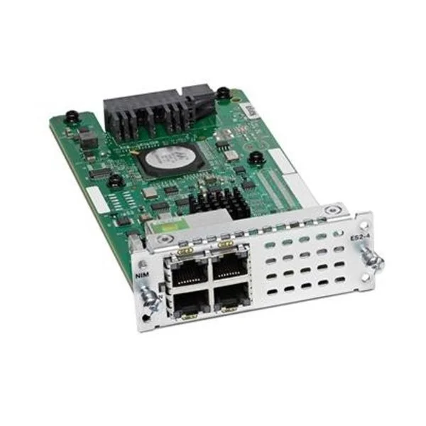 Cisco 4000 Series Integrated Services Router 4-Port Gigabit Ethernet Switch Module layer 2 NIM-ES2-4