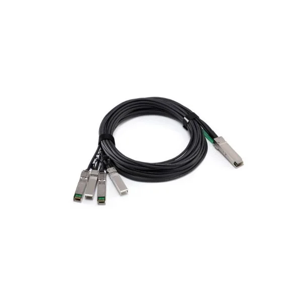 QSFP-4x10G-AC7M is Cisco compatible 40G Active Breakout Cable, operating over active copper cable. 40G Active Breakout Cable is equipped with MSA standard compatible QSFP+ transceiver assembly at one end of cable and SFP+