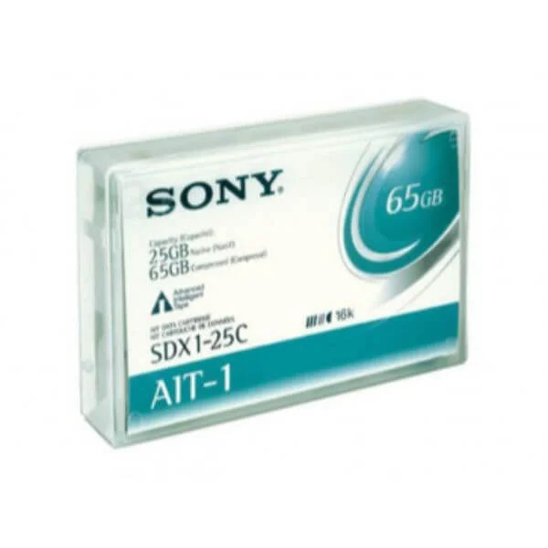 Sony AIT-1 25/65GB Tapes
The Sony AIT1 offers a stable, efficient, and reliable data storage tape to safeguard your most important data. The Sony AIT-1 tape cartridge is of the highest quality and provides the ideal technologies for data backups and information recovery.