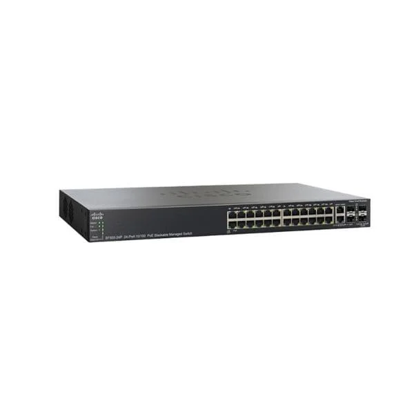 Cisco SF500-24MP 24-port 10 100 Max PoE+ Stackable Managed Switch