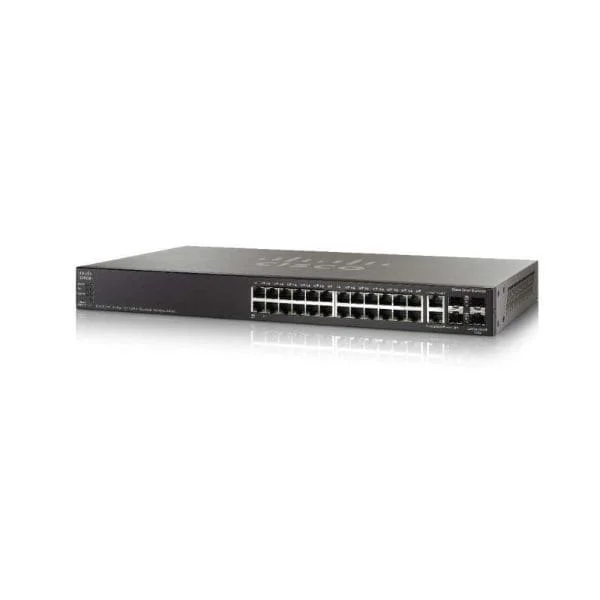 Cisco SG500X-24 24-Port GB with 4-Port 10-GB Stackable Managed Switch