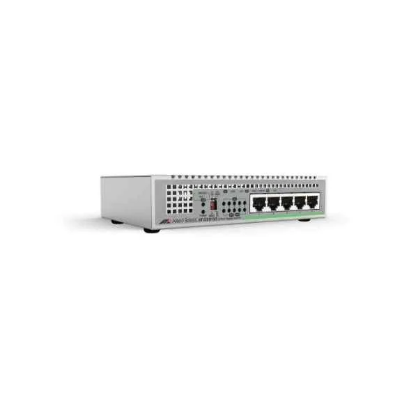 AT-GS910/5-30 - Unmanaged - Gigabit Ethernet (10/100/1000) - Full duplex - Rack mounting - 1U - Wall mountable