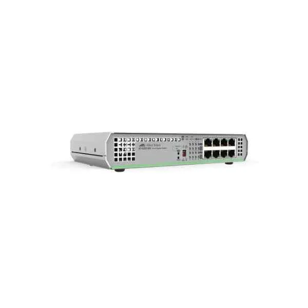 AT-GS910/8-30 - Unmanaged - Gigabit Ethernet (10/100/1000) - Full duplex - Rack mounting - 1U - Wall mountable