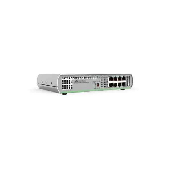 AT-GS910/8E-30 - Unmanaged - Gigabit Ethernet (10/100/1000) - Full duplex - Rack mounting - 1U - Wall mountable