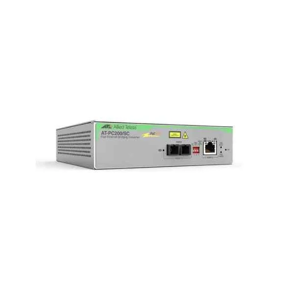 AT-PC200/SC-60 - 100 Mbit/s - 10Base-T,100Base-T - 100Base-FX - IEEE 802.1Q,IEEE 802.3at - 100 Mbit/s - 14880 pps