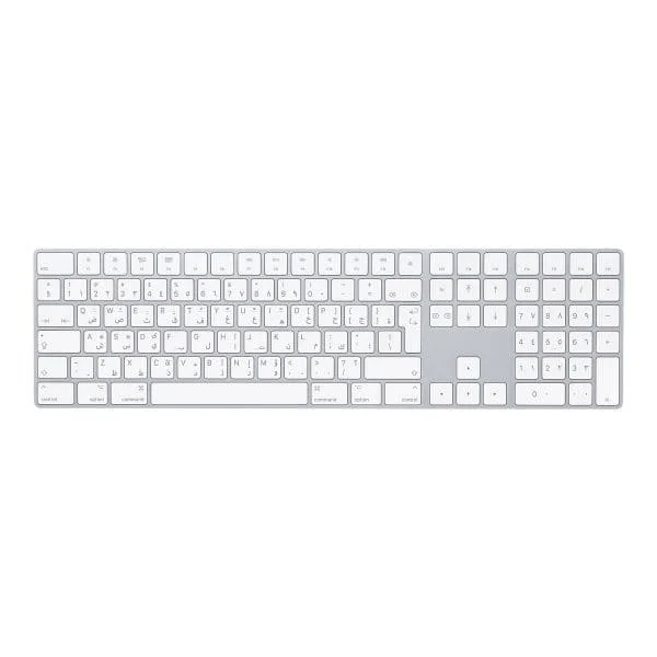 Apple Magic Keyboard with Numeric Keypad - keyboard - Arabic - silver