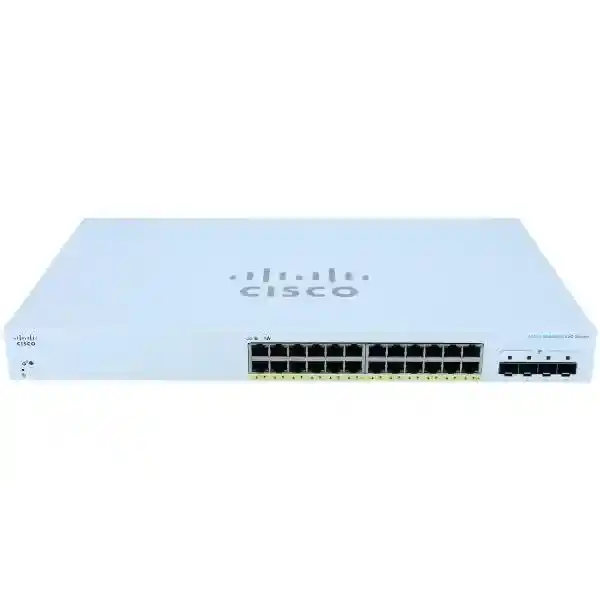 Business 220 Series CBS220-24P-4G - Switch - smart - 24 x 10/100/1000 (PoE+) + 4 x Gigabit SFP (uplink) - rack-mountable - PoE+ (195 W)