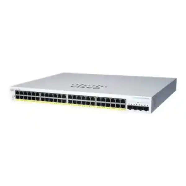 Business 220 Series CBS220-48FP-4X - Switch - smart - 48 x 10/100/1000 (PoE+) + 4 x 10 Gigabit SFP+ (uplink) - rack-mountable - PoE+ (740 W)