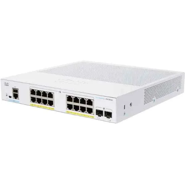 16 x 10/100/1000 (PoE+) + 2 x Gigabit SFP - L3 - Managed