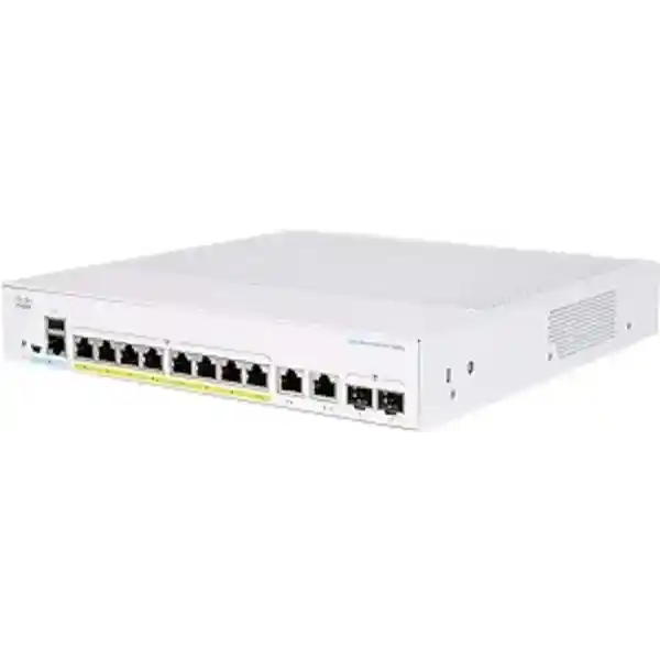 Switch - L3 - Managed - 8 x 10/100/1000 (PoE+) + 2 x combo Gigabit Ethernet/Gigabit SFP - rack-mountable - PoE+ (120 W)