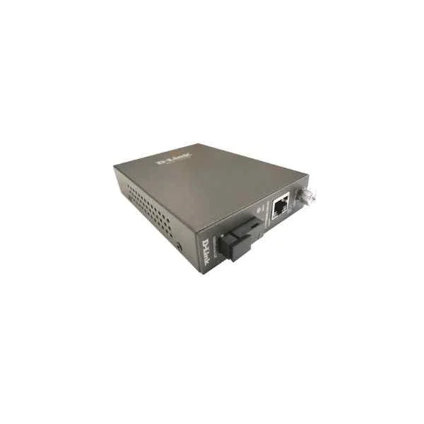 D-Link 1 port 10/100/1000Base-T to 1000Base-LX Gigabit Ethernet photoelectric converter, single-mode single fiber, TX:1550/RX:1310nm, maximum transmission 20km, SC interface, need to be used in pairs, can be used alone Or with DMC-1100