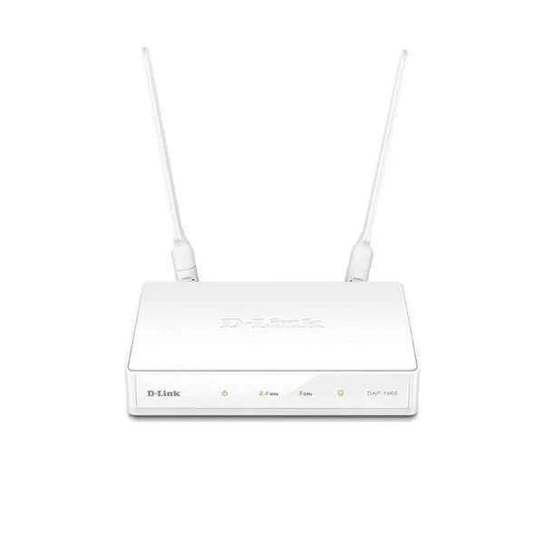 D-Link Support 802.11AC technology, wireless rate up to 1200Mbps, can work in 2.4 GHz frequency band and 5 GHz frequency band at the same time, dual-frequency concurrent wireless network application, receive 1 LAN 1000Base-TX interface, support multiple working modes, AP/WDS/WDS +AP/wireless client/Repeater etc.