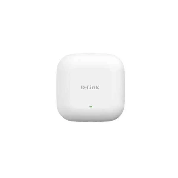 D-Link Enterprise indoor wireless access point, 802.11b/g/n, supports 802.11N technology, 2.4G supports up to 300Mbps wireless rate, built-in antenna, supports standard POE power supply (1 Gigabit electrical port) and QoS, supports multiple SSIDs, Support adjustable power, support CWM private cloud platform, support AP Array ad hoc network