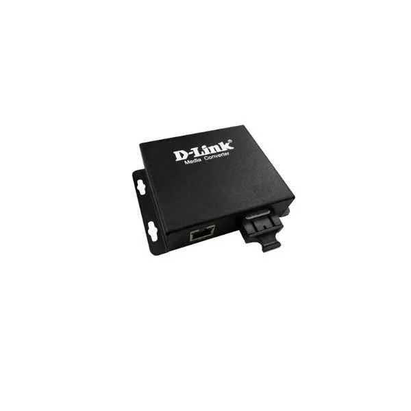 D-Link 1 port 100Base-TX to 100Base-FX 100M Ethernet photoelectric converter, can be used alone or with DMC-1200, simple version, single mode dual fiber, SC interface, maximum transmission 20Km, wavelength 1310nm/dual power interface/ Wide voltage DC: 5-12v