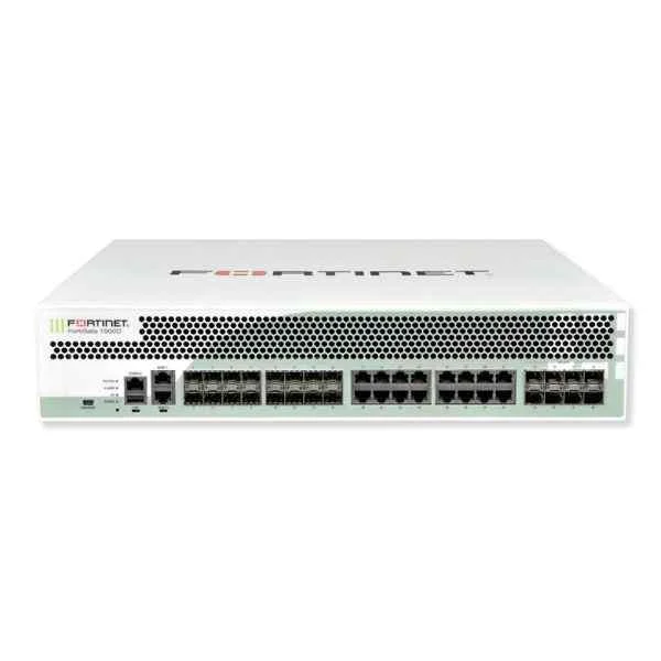 Fortinet FG-1500D-DC 8 x 10GE SFP+
slots, 16 x GE SFP slots, 18 x GE RJ45 ports (including 16 x ports, 2 x management/HA ports), SPU NP6 and CP8 hardware accelerated, 2x 240GB SSD onboard storage, dual DC power supplies