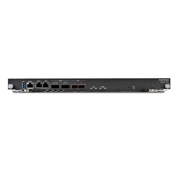 Fortinet FG-5001E Security blade with 2 x 40GE QSFP+ slots, 2 x 10GE SFP+ slots, 2x GE RJ45 management port, FortiASIC NP6 and CP9 hardware accelerated