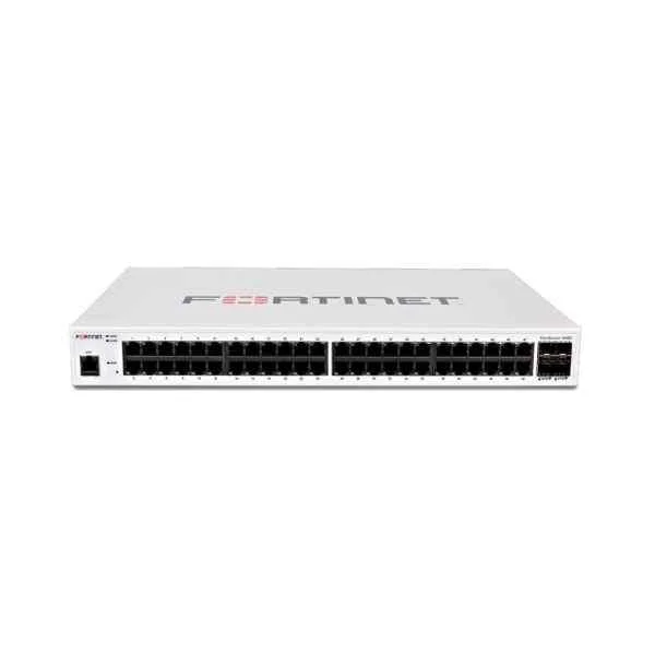 Fortinet FS-248D L2/L3 Switch - 48x GE RJ45 ports, 4x GE SFP Slots. FortiGate Switch controller compatible.
