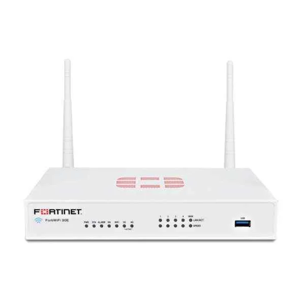 FortiWiFi-30E, Hardware plus 1 Year 8x5 FortiCare and FortiGuard Unified (UTM) Protection