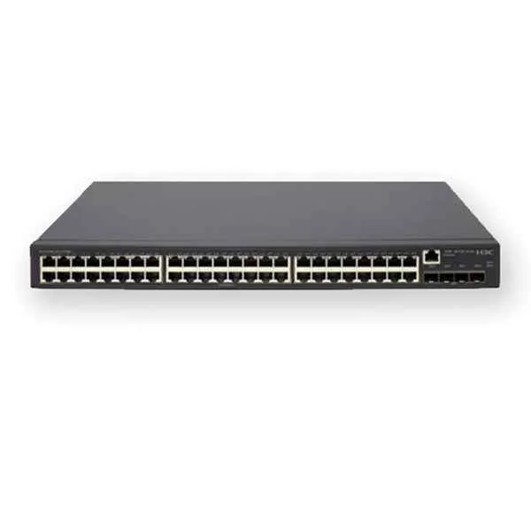 H3C S5130S-52S-EI L2 Ethernet Switch with 48*10/100/1000BASE-T Ports and 4*1G/10G BASE-X SFP Plus Port, (AC),03 Years Support/Warranty