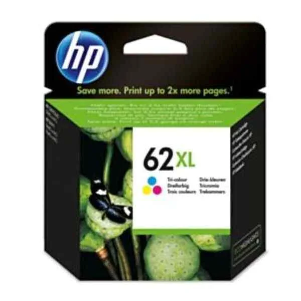 HP 62XL High Yield Tri-color Original Ink Cartridge (C2P07AE#UUQ)