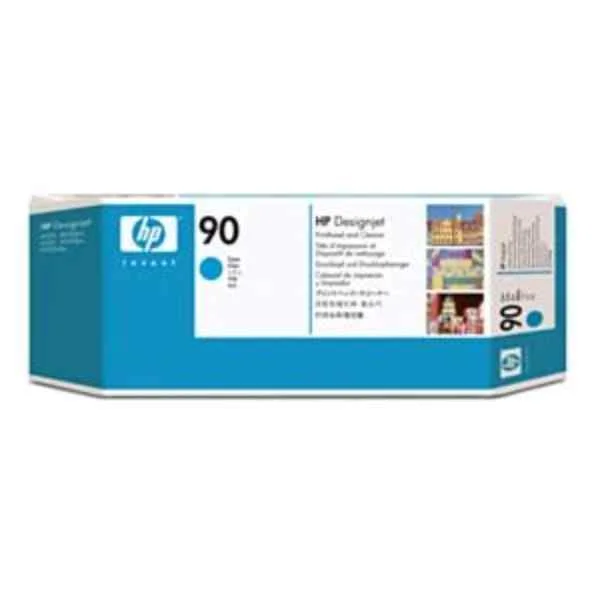 90 Cyan DesignJet Printhead and Printhead Cleaner - HP DesignJet 4000/4500 Printer series - Inkjet - Cyan - C5055A - Singapore - 35.6 mm