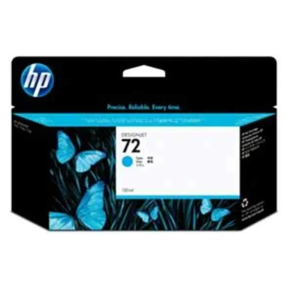 72 130-ml Cyan DesignJet Ink Cartridge - High (XL) Yield - Dye-based ink - 130 ml - 1 pc(s)