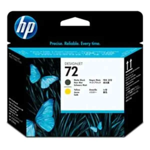 72 - HP Designjet T610 - T620 - T770 - T1100 - T1200 - HP Designjet T1200 HD - HP Designjet T2300 eMFP - HP... - Inkjet - Matte black - Yellow - C9384A - 28 mm - 143 mm