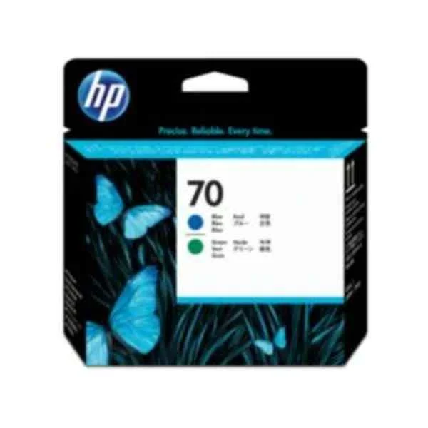 70 Blue and Green DesignJet Printhead - HP DesignJet Z2100 - Z3100 and Z3200 Photo Printer series - Blue - Green - C9408A - Singapore - 143 mm - 28 mm