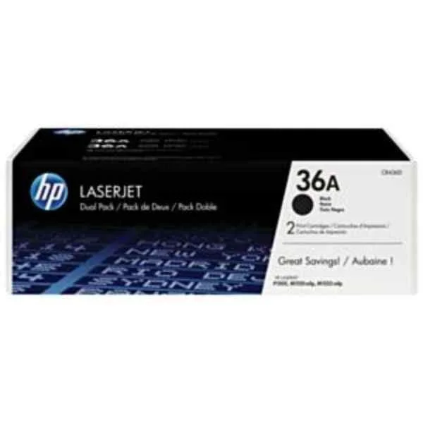 36A 2-pack Black Original LaserJet Toner Cartridges - 2000 pages - Black - 2 pc(s)