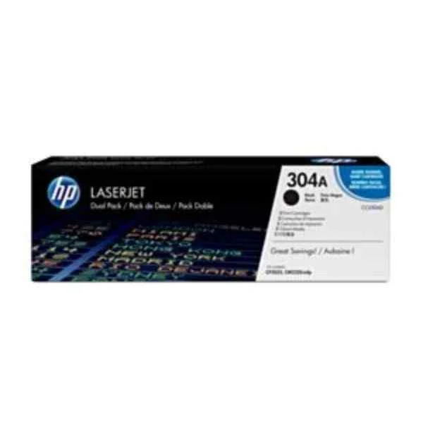 304A 2-pack Black Original LaserJet Toner Cartridges - 7000 pages - Black - 2 pc(s)