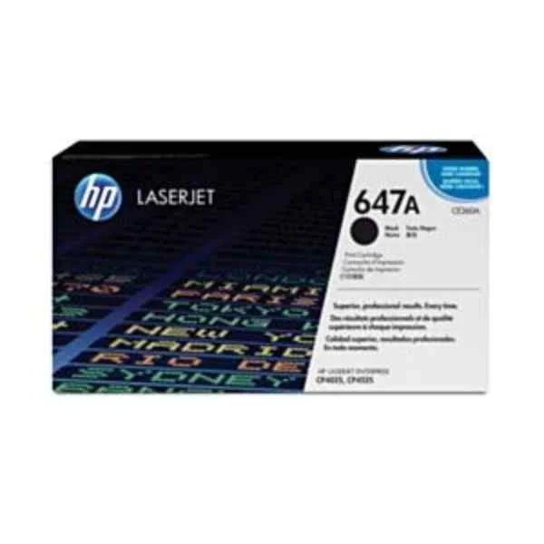 Color LaserJet 647A - Toner Cartridge Original - Black - 8,500 pages