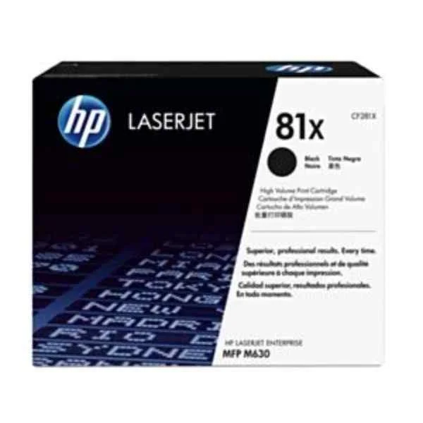 81X High Yield Black Original LaserJet Toner Cartridge - 25000 pages - Black - 1 pc(s)