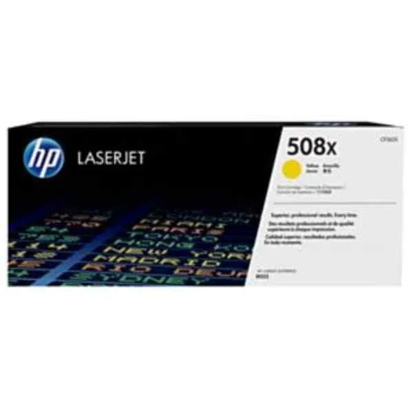 508X High Yield Yellow Original LaserJet Toner Cartridge - 9500 pages - Yellow - 1 pc(s)