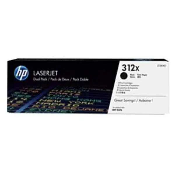 312X 2-pack High Yield Black Original LaserJet Toner Cartridges - 4400 pages - Black - 2 pc(s)